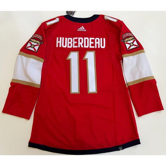 Adidas Florida Panthers Jonathan Huberdeau Jersey HB6672 Men's Size 44 - Picture 10 of 11